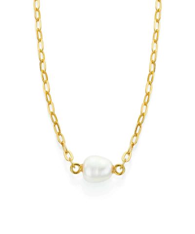 Gulldia 1370 Cannes Forg.kjede med f.v perle