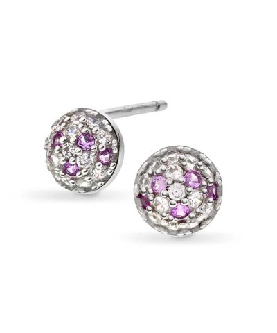 Øredobber i sølv med zirkonia