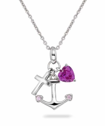 Smykke i sølv med zirkonia