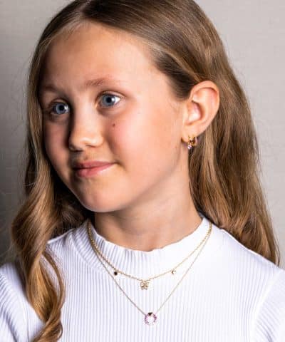 Alternative view of Smykke i sølv med zirkonia sommerfugl