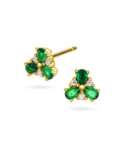 Øredobber i sølv med zirkonia