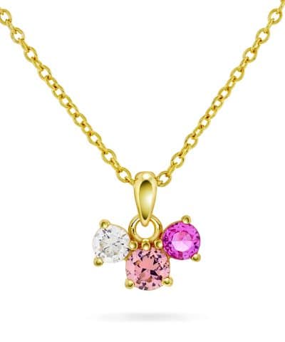 Smykke i sølv med zirkonia