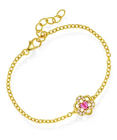 Armbånd i sølv med zirkonia