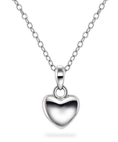 Smykke i sølv hjerte