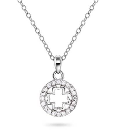 Smykke i sølv med zirkonia