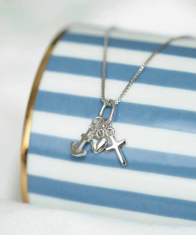 Alternative view of Smykke i sølv tro håp kjærlighet