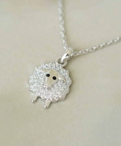 Alternative view of Smykke i sølv med zirkonia lam