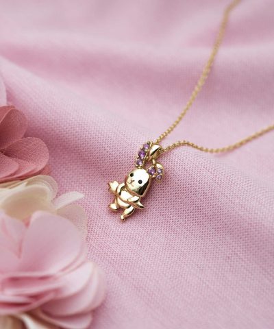 Alternative view of Smykke i sølv med zirkonia kanin