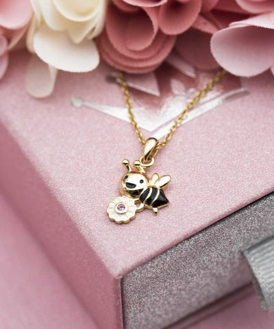 Alternative view of Smykke i sølv med zirkonia bie