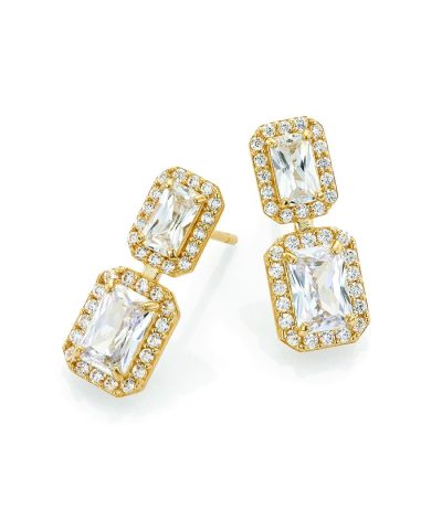 Gulldia 1370 Frida ørepynt i gull med zirkonia