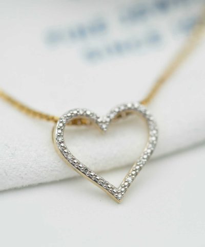 Alternative view of Anheng i gull med diamant 0,045 ct WSI