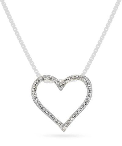 Anheng i gull med diamant 0,045 ct WSI