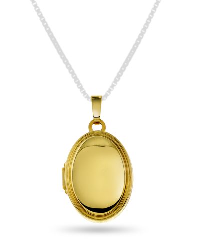 Medaljong i 14k gult gull