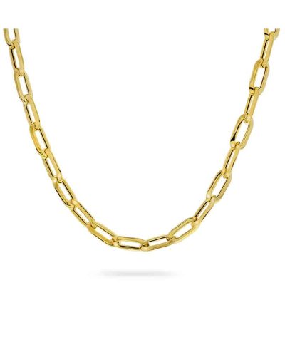 Kjede i gull 6 mm 45 cm