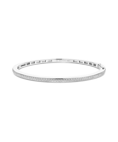 Ti Sento Classic Zirkonia Bangle Silver