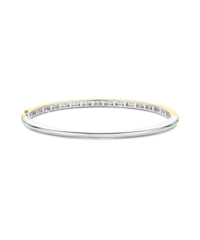 Alternative view of Ti Sento Classic Zirkonia Bangle Vermeil