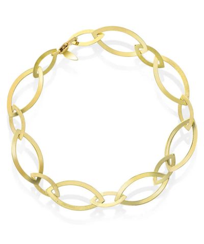 Armbånd i gult gull