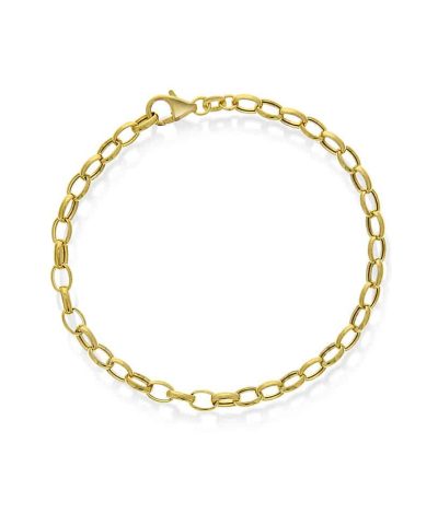 Armbånd i gull 4,3 mm 18 cm