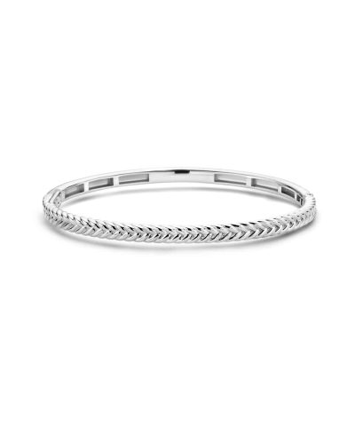 Ti Sento - Milano braided silver bangle 2992SI