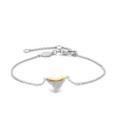 Ti Sento - Milano Shark Tooth Bracelet with zirkonia 2997ZY