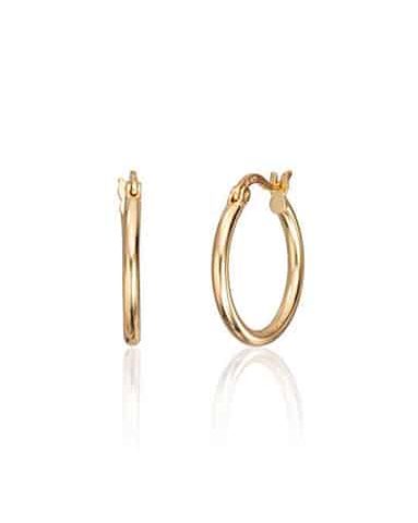 Øreringer i Forgylt Sølv 2x20mm