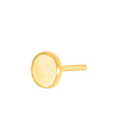 SON forg. sølvørestikk plate 5mm 1 stk.