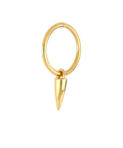 SON Forgylt sølv creol spike 1stk