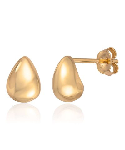 Øreringer "Old money" forgylt 925