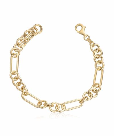 Armbånd i sølv 925 forgylt