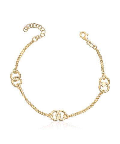 Armbånd i sølv 925 forgylt