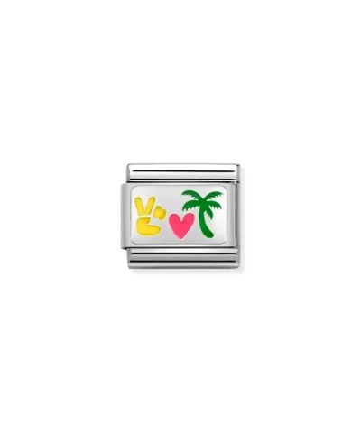 Charm, Composable Link, Peace, Heart, Palm Tree