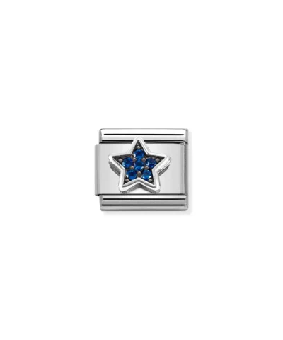 Charm, Composable Link, Star Blue CZ
