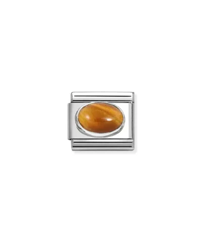 Charm, Composable Link, Tiger Eye stone