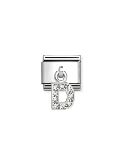 Composable Classic Link, CZ Letter D Pendant