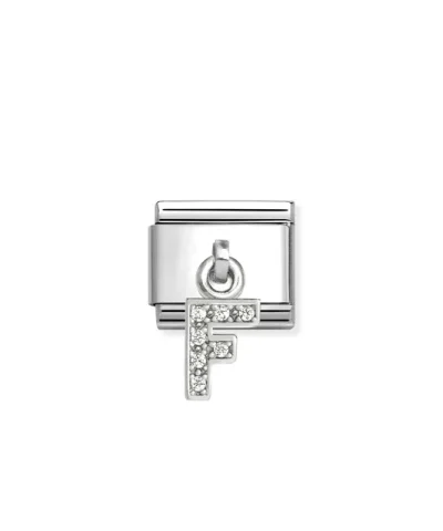 Composable Classic Link, CZ Letter F Pendant