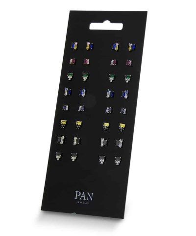 Øredobber i sølv med zirkonia