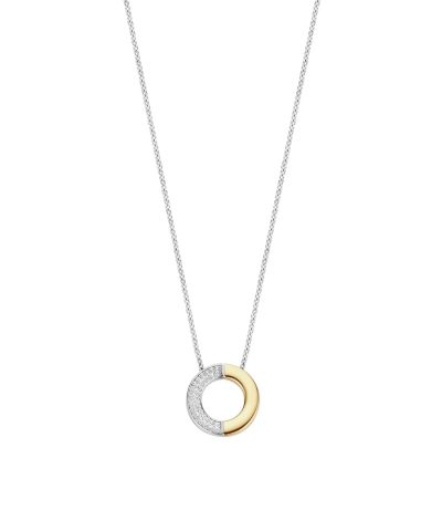 Ti Sento Contrast Zirconia Necklace