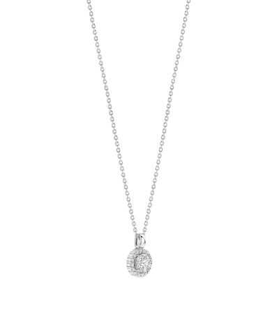 Alternative view of Ti Sento Classic Zirconia Necklace Round