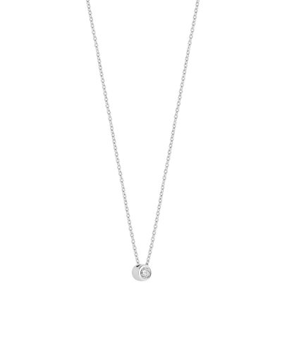 Alternative view of Ti Sento Classic Zirconia Necklace