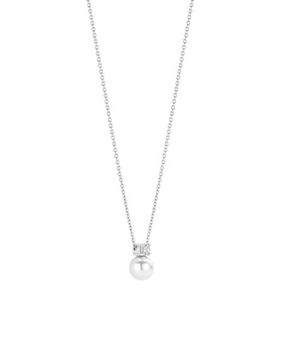 Alternative view of Ti Sento Zirconia Pearl Necklace