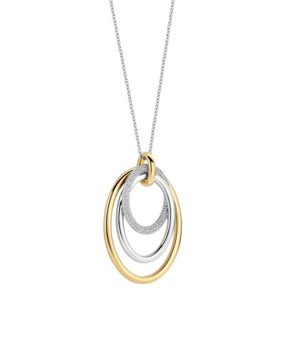 Alternative view of Ti Sento Layered Structure Necklace