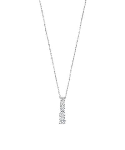 Ti Sento Vertical Zirconia Necklace