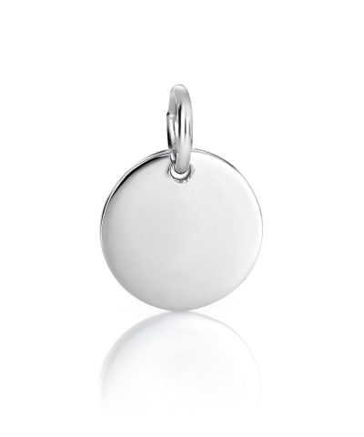 EIK Barn - Blank plate Anheng i sølv