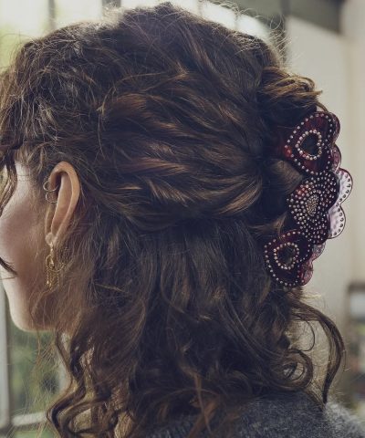 Alternative view of Esca Hårklyper Maroon