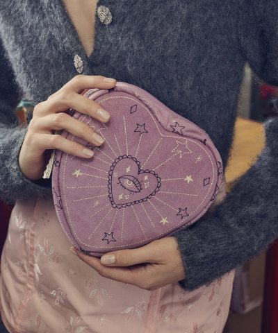 Alternative view of Heart Makeup veske, Purple Theatre Magic