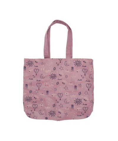 Corduroy Totebag Purple Theatre Magic