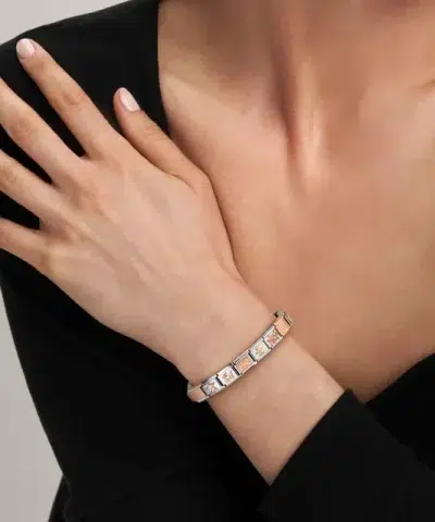 Alternative view of Charm, Composable Link, Claddagh in Rose gold