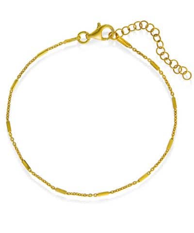 Armbånd i forgylt sølv 1.1mm