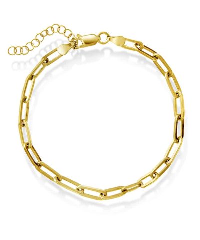 Armbånd i sølv 3,8 mm 20 cm