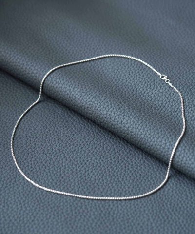 Alternative view of Veneziansk kjede i sølv, rund 1,8 mm 50